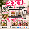2x1 30 DIAS DIETA KETO Y 30 DIAS ENTRENAMIENTO EN CASA
